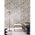 Papeldecor|African tropical wallpaper with monkeys and banana leaves|Wallpaper
