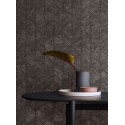 Papeldecor|Wallpaper ethnic style wicker effect brown|Wallpaper