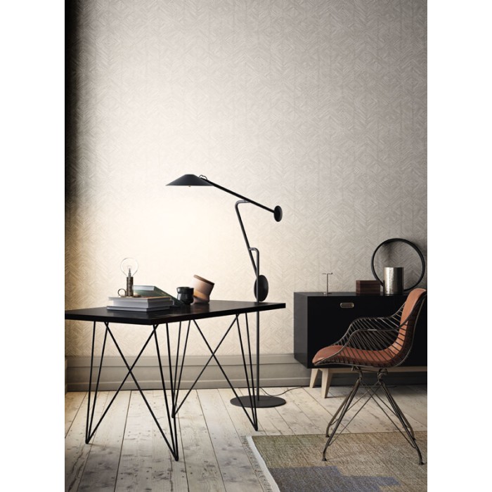 Papeldecor|Decorative wicker-effect wallpaper in beige and cream|Wallpaper