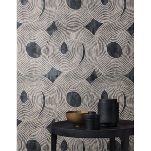Pip Studio|Japanische Tapete mit braunen Blumen|Tapeten 2