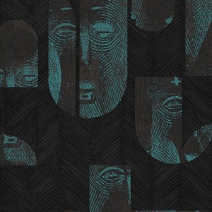Grandeco|Papier peint géométrique moderne cercles gris noir|Papier Peint