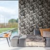 Papeldecor|Tapete im modernen Stil mit afrikanischem Dschungelmotiv in Grautönen|Tapeten