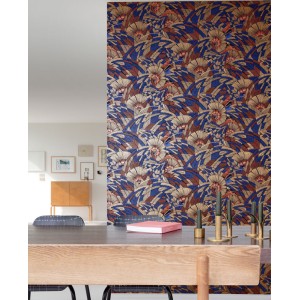 Rasch|Tapete modernes Schlafzimmer anthrazitblau|Tapeten 2