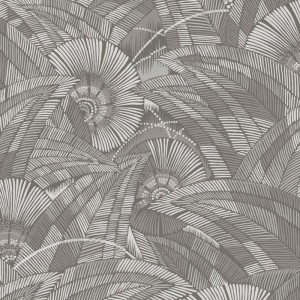 Caselio|Papier peint jaguar et palmiers style art déco|Art Déco