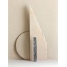 Papeldecor|Papier peint moderne collage rayé effet textile beige|Papier Peint