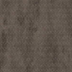 Casamance|Papier peint géométrique losanges doré métallisé|Haut Gamme