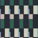 Papeldecor|Wallpaper geometric prism mosaic style green and black|Wallpaper