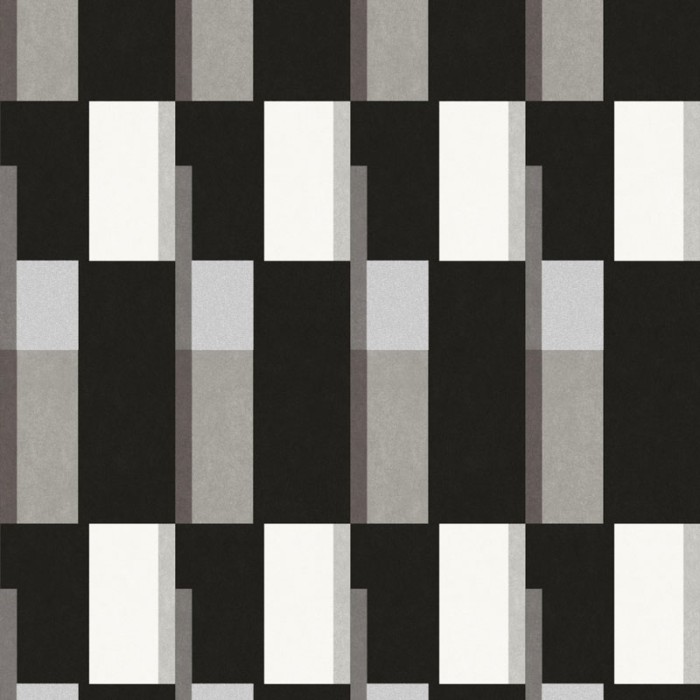 Papeldecor|Papel pintado blanco y negro geométrico tipo prisma geométrico|Papel Pintado