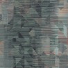 Papeldecor|Papier peint formes abstraites vertes avec accents cuivre|Papier Peint