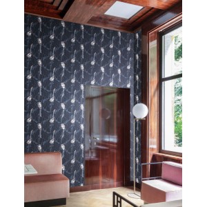 Caselio|Art-Déco-Tapete in Blau, ideal fürs Schlafzimmer|Art Deco 2