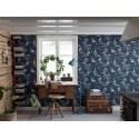 Papel pintado veleros náutico azul - Borastapeter Marstrand II 8853