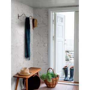 Papeldecor|Papier peint gris métallique avec grès|Papier Peint 2