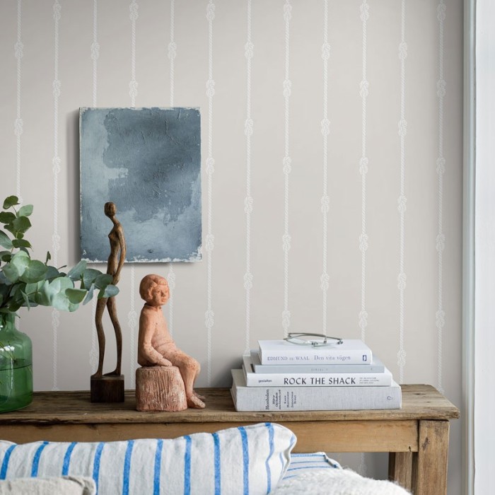 Borastapeter|Wallpaper beige sailor knots|Wallpaper