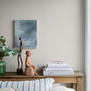 Papeldecor|Papier peint gris clair discret à motifs géométriques effet textile|Papier Peint 2