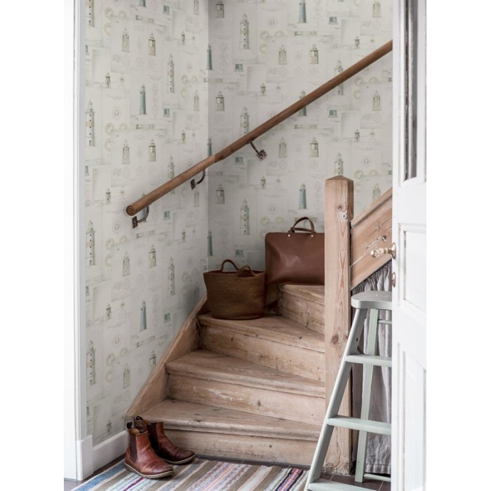 Borastapeter|Papel pintado faros bocetos marinos|Papel Pintado