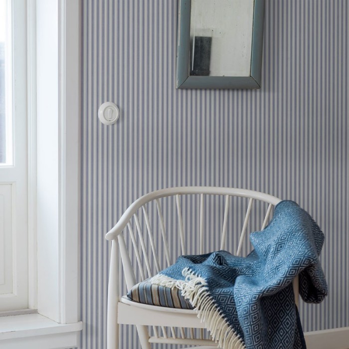 Borastapeter|Wallpaper blue white nautical stripes|Wallpaper
