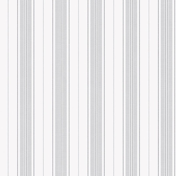 Papel pintado rayas camisa gris blanco - Borastapeter Marstrand II 8876
