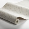 Borastapeter|Papel pintado enrejado nórdico elegante beige rojo|Escandinavo