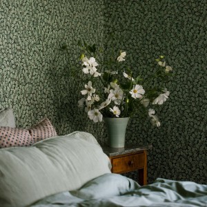 Papeldecor|Tapete Blumen Elegant Grau und Schwarz|Blumen 2