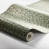 Borastapeter|Papier peint floral nordique feuilles vert noir|Papier Peint