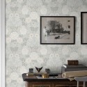 Borastapeter|Wallpaper grey floral dahlias|Scandinavian