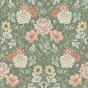 Borastapeter|Papier peint floral dahlias noir|Scandinave