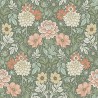 Borastapeter|Wallpaper black floral dahlias|Scandinavian