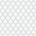 Borastapeter|Tapete blau Gitter floral|Tapeten