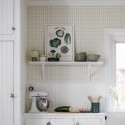 Borastapeter|Papier peint carreaux vichy beige blanc|Carreaux