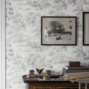 Casadeco|Papier peint figuratif avec silhouettes de modèles noir et blanc|Figuratif 2