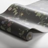 Borastapeter|Papel pintado floral romántico flores pequeñas negro|Papel Pintado