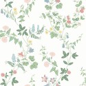Borastapeter|Papier peint floral romantique petites fleurs blanc|Romantique