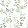 Borastapeter|Papier peint floral romantique petites fleurs blanc|Romantique
