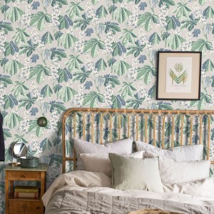 Casamance|Unifarbene Tapete braun Textileffekt matt|Tapeten 2