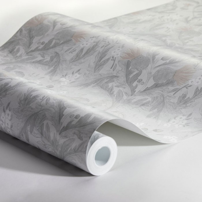 Borastapeter|Wallpaper pale pink thistles floral|Wallpaper