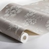 Borastapeter|Papel pintado flores grandes tallos marrón beige|Papel Pintado