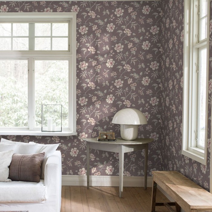 Borastapeter|Wallpaper wine red classic floral|Wallpaper