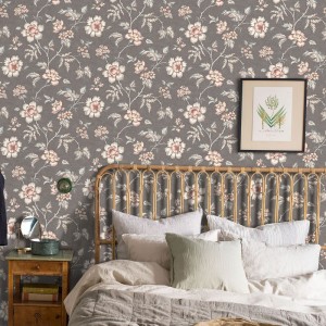 Eijffinger|Vinyl wallpaper with green silk and metallic details|Wallpaper 2