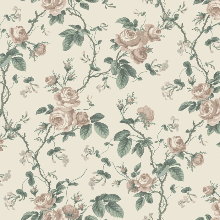 Borastapeter|Papel pintado rosal enredadera rosas nostalgia|Papel Pintado