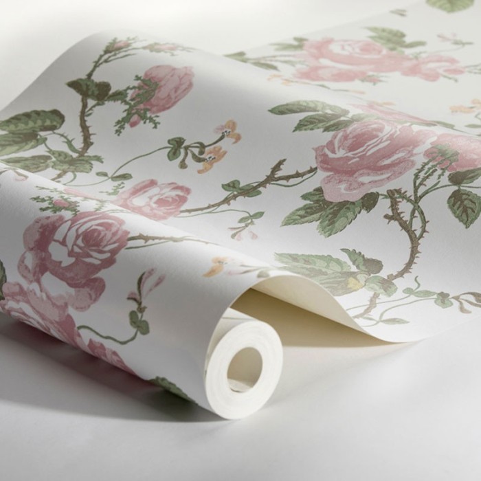 Borastapeter|Wallpaper romantic climbing rose floral|Wallpaper