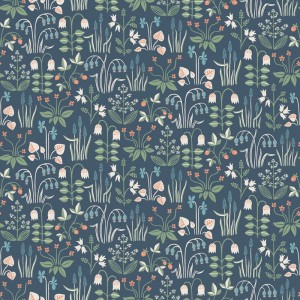 Casadeco|Japandi style wallpaper with Japanese botanical garden in black and white|Wallpaper