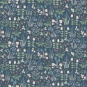Borastapeter|Tapete blaue Hyazinthen Perlen Glockenblumen floral|Tapeten