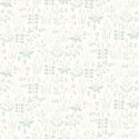 Borastapeter|Papel pintado floral lilas violetas campanillas blanco|Papel Pintado