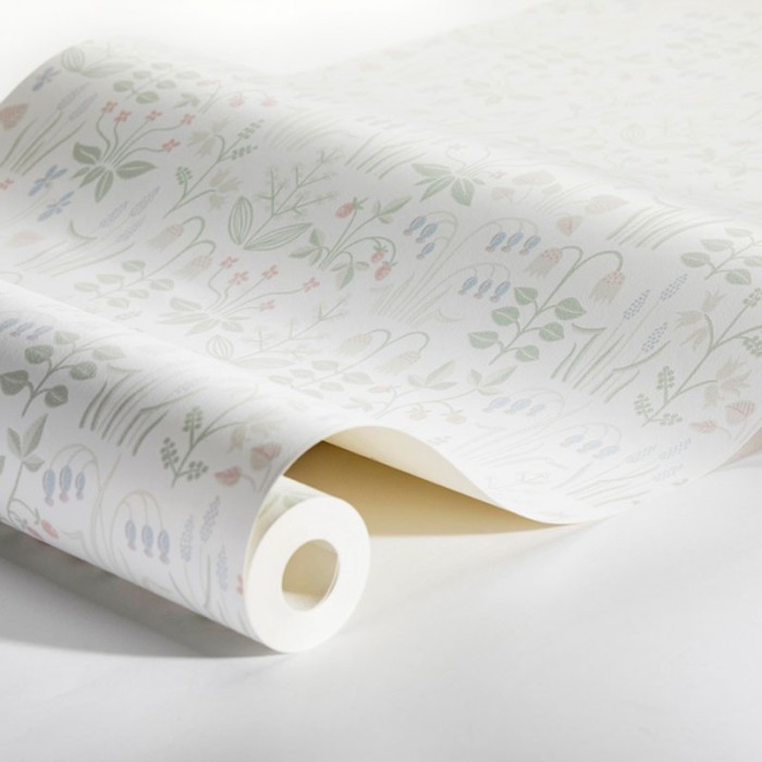 Borastapeter|Papier peint floral lilas violettes jacinthes blanches|Papier Peint