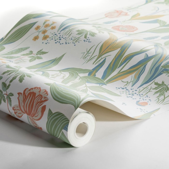 Papel pintado floral tulipanes primaveral - Borastapeter In Bloom 7218
