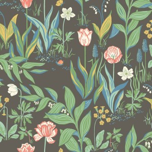 Papeldecor|Wallpaper industrial style half circles brown-blue|Wallpaper
