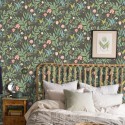 Borastapeter|Papier peint tulipes lys printemps noir|Papier Peint