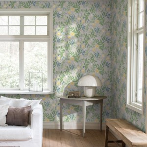Papeldecor|Light pink gray cherry Wallpaper|Wallpaper 2