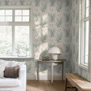 Casamance|Wallpaper linen beige and grey natural|Wallpaper 2