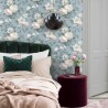 Borastapeter|Papier peint pivoines grandes fleurs blanches vert|Papier Peint